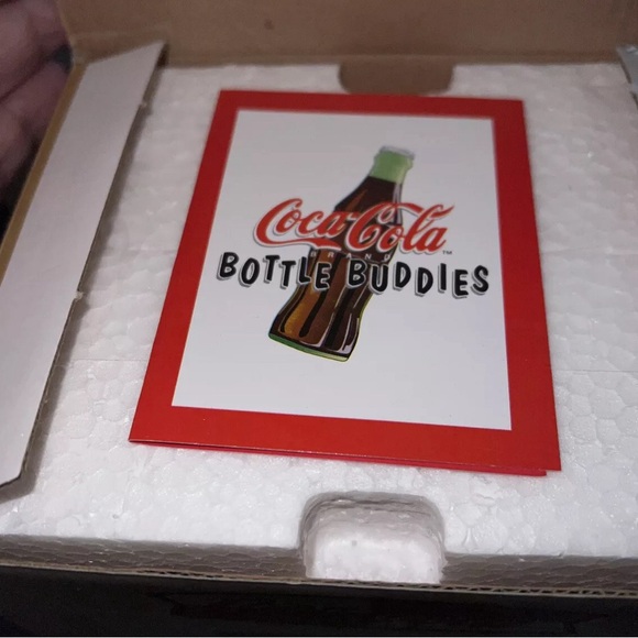 COCA-COLA  Bunny 🐰 "Bottle Buddies" FIGURINE! 2000 Issue! Brand New In Box!VTG - Picture 3 of 16